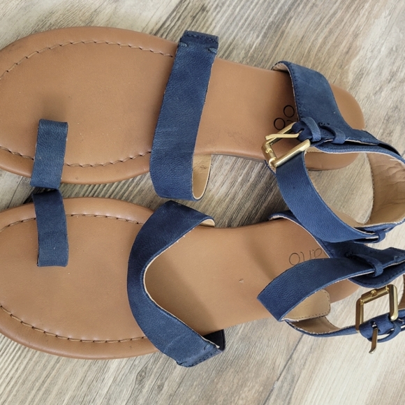 Franco Sarto Sandals Size 6.5 Blue - Picture 2 of 6